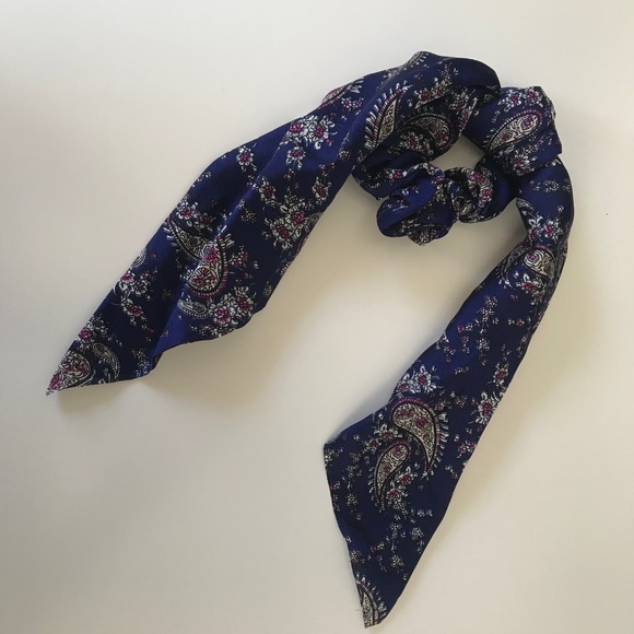 3-in-1 Floral Print Scrunchie Hair Scarf - Picture 3 of 4